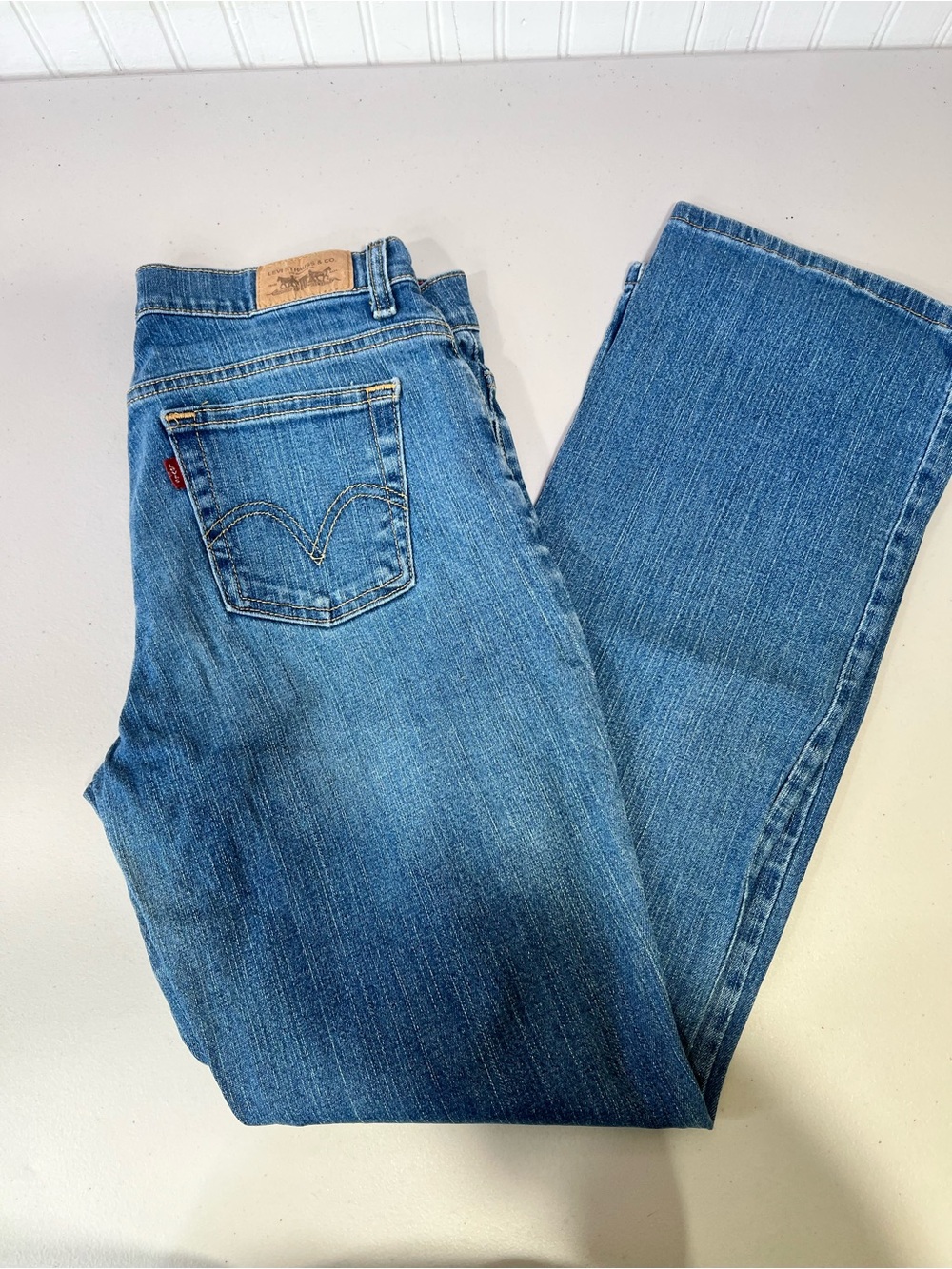 Levi's Women’s Blue Straight-Leg Jeans